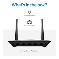 Linksys WiFi 5 Router | 1,500 Sq. ft Coverage
