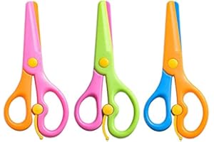 Scissors Scissors with Spring Lever Toddler mm Paper-cutting Scissors Left and Right Hands 135 Beginners Plastic School Sciss