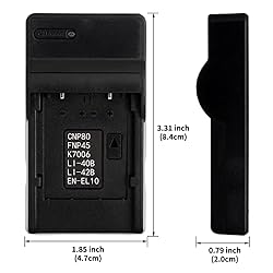 NP-80 USB Charger for Casio Exilim EX-G1, Exilim