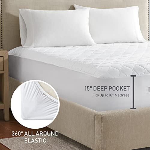 Hyde Lane Dual Control Heated Mattress Pad Queen Cotton, Quilted