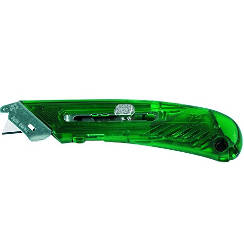 BOX USA BKN116 1 S4 Safety Cutter Utility Knife, Right Handed, Green (Pack of 1…
