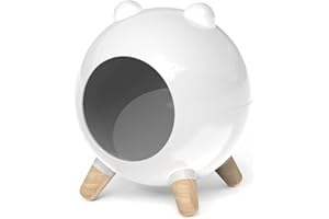 Marchul Hamster Hideout, House Habitats Decor for Dwarf Hamster Syrian Hamsters Gerbils(White)