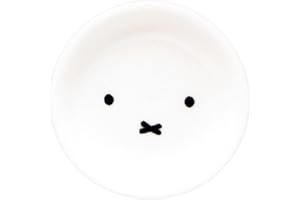 金正陶器(KANESHOTOUKI) Kaneshotouki 409123 Dick Bruna Miffy Small Plate, Approx. 3.5 inches (9 cm), Face Up, White