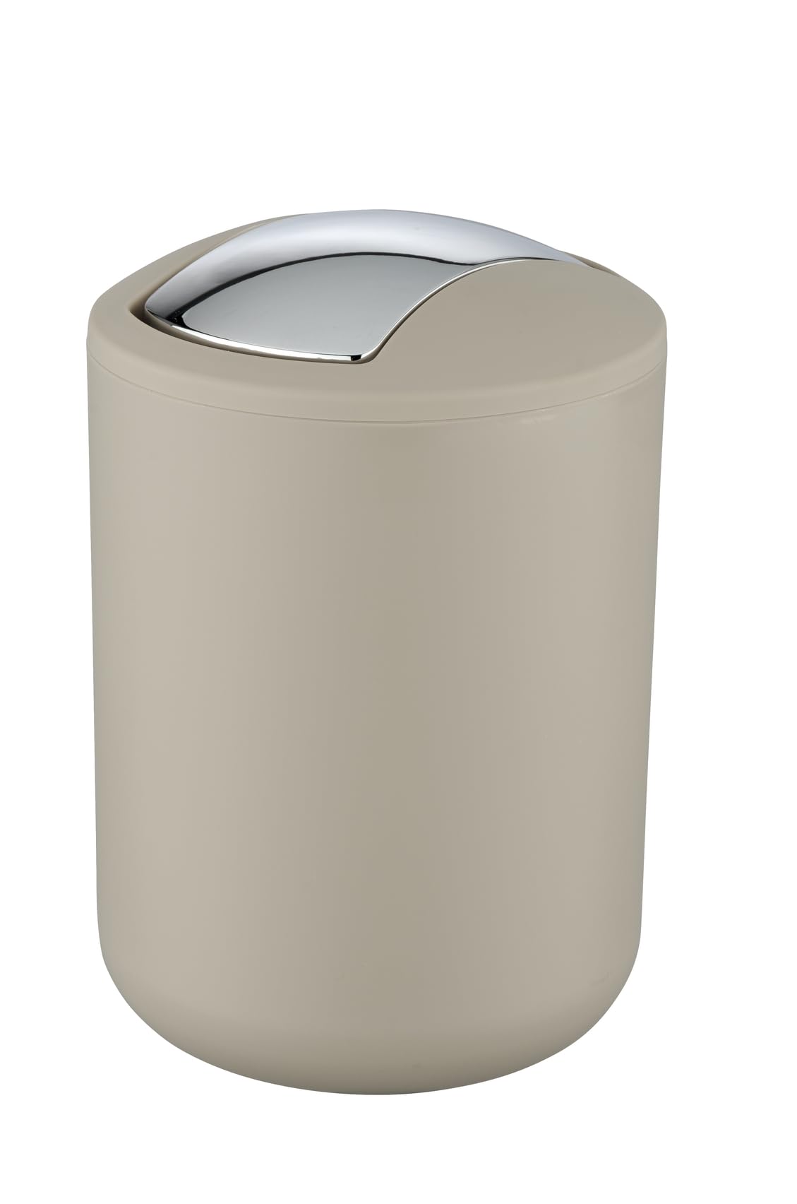 WENKO Brasil Swing Cover Bin, Taupe, 14 x 14 x 21 cm — image 1