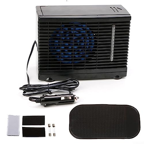 12 V Air Conditioning Portable, Mini Air Conditioning Home Car Cooler, Car Mounted Air Conditioner Fan, Mini Air Cooler with Water Cooling, Portable Car Air Conditioning Fan