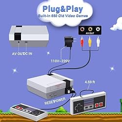 Jusubb Retro Game Console,Mini Classic Game