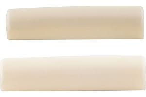 Musiclily Bone Guitar Nut Blank,43x6x9mm (2 Pieces)
