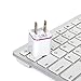 Wall Charger, Bundle 10 Pack 5W 1A/5V 2-Tone Universal USB Travel Home Wall Charger Power Adapter for IPhone 6/6S Plus 5S Se Ipod Nano Samsung HTC LG Huawei Google ZTE BLU 5/6/7 More Android Phone