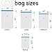 8-Pack Variety - Ziplock Vacuum Storage Bags for Clothes - Space Saver Bags for Packing Clothes - Vacuum Space Savers – 2xJumbo (43x30in) +2xLarge (32x21in) +4xMedium (28x20in) + Bonus Hand Pump