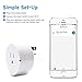 Etekcity Smart Plug, Compatible with Alexa, Google Home and IFTTT, WiFi Energy Monitoring Mini Outlet with Timer (3-Pack), No Hub Required, ETL Listed, White, 2 Years Warranty and Lifetime Support