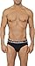 Calvin Klein Men's Underwear Id Cotton Hip Brief, Black, M