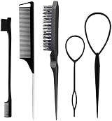 HQDA Hair Wax Stick & Black Brush Set Edge Control Frizz Non-Greasy view 4