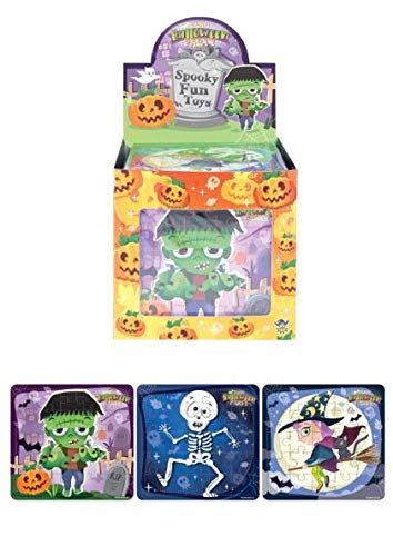 Henbrandt 20 Spooky Jigsaw Puzzles Halloween Trick or Treat Party bag Fillers