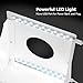 Portable Photo Studio Light Box for Jewellery and Small Items Folding Photo Lighting Studio Shooting Tent Box Kit(2x20 LED Lights 6 Colors Backdrops)