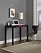Novogratz Ameriwood Home Parsons Desk with Drawer, Black/Red