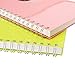 Heeton Spiral Notebook, 4 Subject Notebook, A5 Spiral Bound Notebooks, PP Hardcover, Each 240 Pages - 2 Pack (Pink + Green)