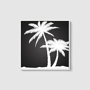 Framed Canvas Wall Art for Living Room, Bedroom Abstract Trees Canvas Prints for Home Decoration Ready to Hang - 16x16 inches