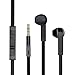 Earbuds, Arrela 3.5mm Wired Stereo Headphones with Remote Control and Microphone Compatible with iPhone iPod iPad Black