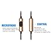 Earphones with Microphone 592G Premium Earbuds Stereo Headphones and Noise Isolating Made for iPhone iPod iPad Samsung Galaxy LG HTC (Gold)