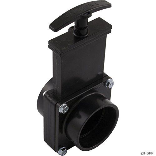 Valterra Gate Valve, 3 pc, 2" Slip x 2" Slip, 40psi, Black