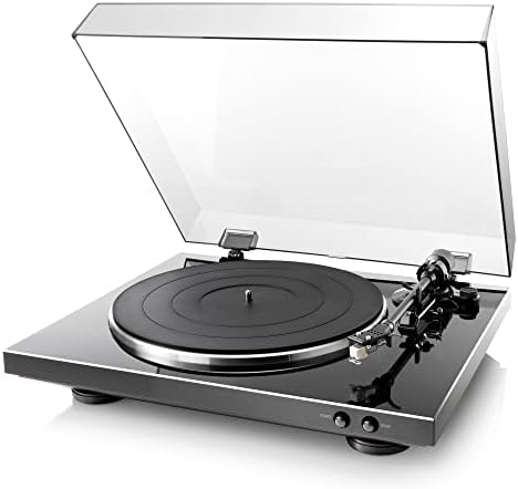 Denon DP-300F Fully Automatic Analog Turntable & Vinyl Record Player with Built-in Phono Equalizer | Turntables for Vinyl Records | Unique Tonearm Design | Hologram Vibration Analysis | Slim Design
