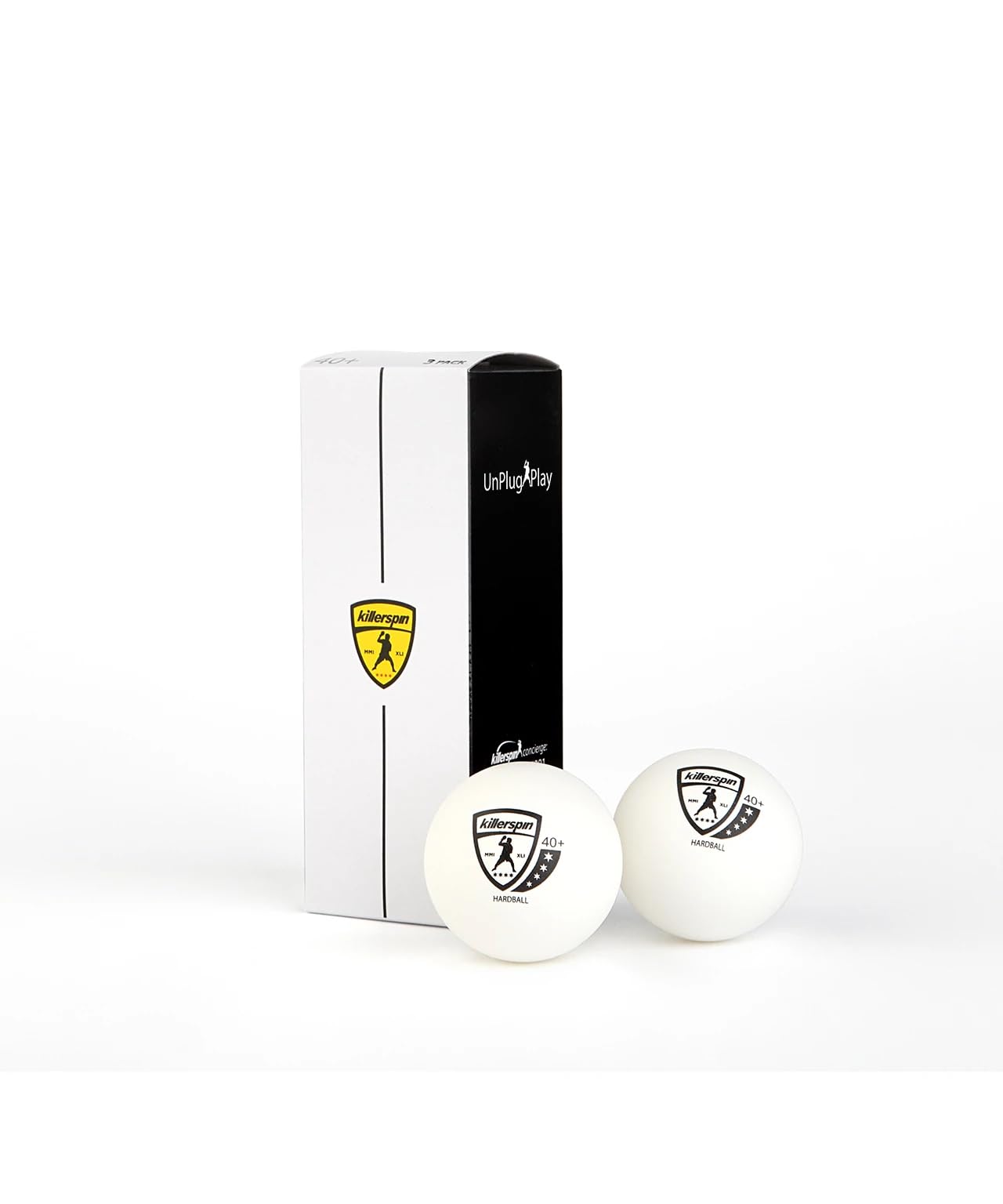 Killerspin 4-Star 40+ White Ping Pong Balls - New Standard ABS