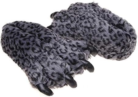 New Mens Novelty Funny Claw Monster Bear Animal Feet Funky Fun Slippers Gift