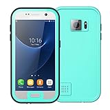 Galaxy S7 Case, iThrough® 7ft(2M) Waterproof Case for Galaxy S7 Dust Proof Duty Full Body Protective Case for Galaxy S7 (Blue)