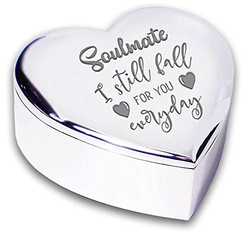 Chris Bag Of Goodies Soulmate I Still Fall For You Every Day Trinket Box Gifts Ideas for Her Women Fiance Romantic my Girlfriend Wife Wedding Anniversary