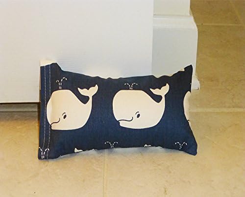 DoorStop, Door Stop, Door Holder, Unfilled Whales Doorstop Collection (Blue)