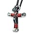 5 Nail Horseshoe Nail Cross Necklace - You Pick Colors!