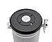 Java Shield Coffee Container – Airtight Canister with co2 Valve for Freshness – Large Stainless Steel Container with Scoop - Keep Beans and Ground Coffee Fresh Longer – Built-In Calendar Wheel