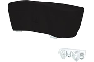Izzybang 76'' Outdoor Stackable Reclining Single Chaise Cover Waterproof Heavy Duty Patio Chaise Lounge Covers for 6 Stackable Pool Chaise Lounge Chairs