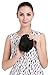 SARLA Clip on Bangs Fringe Hair Extensions Synthetic Hairpiece Hair Piece For Women Full Straight Fashion Stylish Cute Japan High Temperature Fiber(B7#Jet Black 1B)