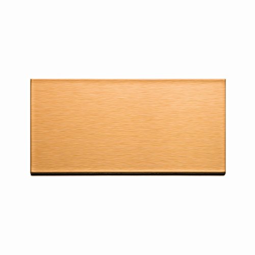 Aspect Peel and Stick Backsplash 3in x 6in Brushed Copper Long Grain Metal Tile for Kitchen and Bathrooms (8-pack) - Thumbnail 4