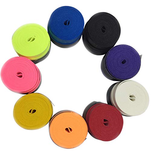 image for LIOOBO 9pcs Tennis Racket Grip Tape Overgrip Wrap Anti Skid for Squash