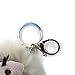 GUND Pusheen Cat Plush Pom Poof Keychain, Gray, 4