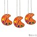 Fun Express Artist Paint Palette Necklaces (24 Count) | Party Favors for Art Children & Adult Art Parties