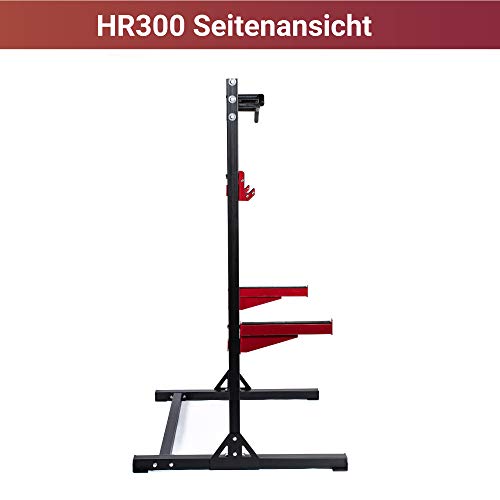 Fuel-Fitness-Half-Cage-HR300-Verstellbarer-Kniebeugestaender-mit-Sicherheitsablagen-Squat-Rack-mit-Langhantelstaender-Kniebeugestaender-mit-Klimmzugstange-bis-272kg-belastbar