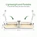 Laptop Desk, iTeknic Laptop Bed Tray Table, Adjustable Laptop Bed Stand, Portable Standing Table with Foldable Legs, Lap Tablet Table for Sofa Couch Floor