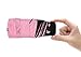 Hoke Ultra Mini and Light Umbrella. 5 Folding Compact Pocket Umbrella. Travel Anti-UV Parasol. 6.8'' Length. (Pink)