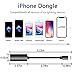 Headphone Jack Adapter Dongle for iPhone Xs/Xs Max/XR/ 8/8 Plus/X (10) / 7/7 Plus to 3.5mm Jack Converter Car Charge Accessories Cables & Audio Connector Earphone Splitter Adaptor Support All Systemsthumb 2