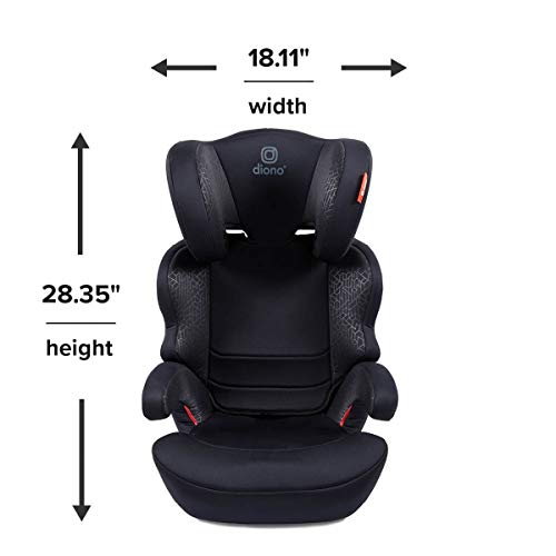 Diono Everett NXT High Back Booster Car Seat with Rigid Latch