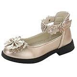 Tantisy ♣↭♣ Toddler/Little Kids Camila Princess Uniform School Ballet Flower Mary Jane Girls Flats Dress Shoes