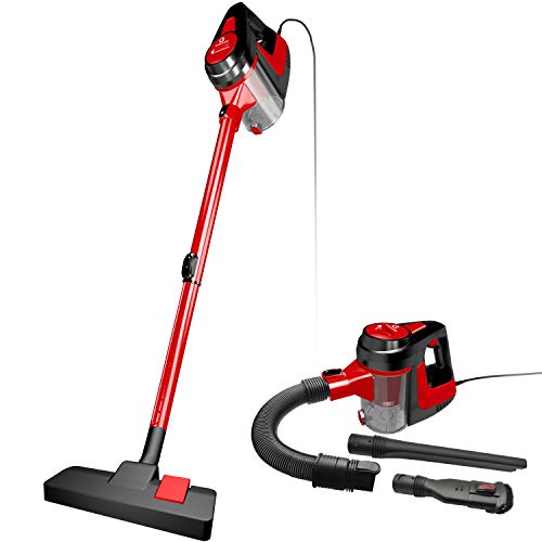 NEQUARE Vacuum Cleaner, 16KPa Powerful Suction 5 in 1 Stick Vacuum with HEPA Filter, 600W