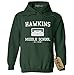 Hawkins Middle School AV Club Hoodie / Hooded Sweatshirt - Unisex Fit (Small, Navy Blue)