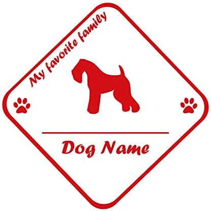 人気の雑貨がズラリ Forzagroup 全犬種 全猫種対応 ケリーブルーテリア 11 21 犬 イヌ いぬ Dog 防水 車 ステッカー Sticker シール 名前入れ 名前入り 14cm 14cm 爆買い