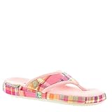 Acorn Womens Thong Summerweight (Large / 8-9 B(M) US, Bright Madras)