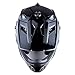 1Storm Adult Motocross Helmet BMX MX ATV Dirt Bike Four Wheeler Quad Motorcycle Full Face Helmet Racing Style: HF801 Glossy Black