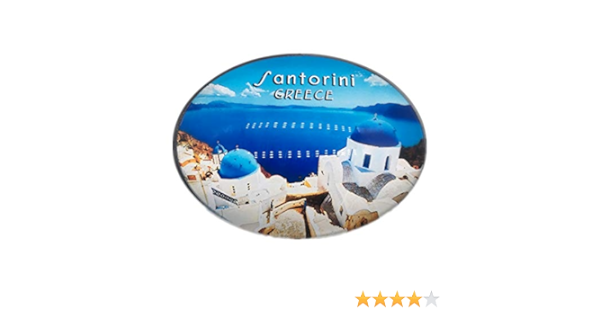 Weekinglo Souvenir Iglesia Azul Santorini Grecia Frigorífico ...